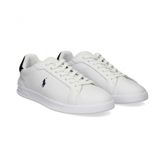 Deportivo Nobuck+piel Azul+blanco  POLO RALPH LAUREN