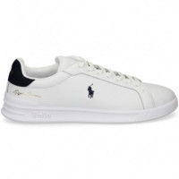 Deportivo Nobuck+piel Azul+blanco  POLO RALPH LAUREN