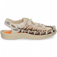 Sandalia Enrejada+cordon Nar+beige  KEEN