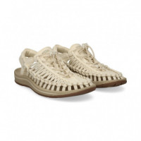 Sandalia Enrejada+cordon Blanco  KEEN