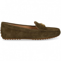 Conductor Aplique ante Kaki  LAUREN RALPH LAUREN