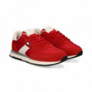Talon Hielo Deportivo Ante+nylon Rojo  TOMMY HILFIGER