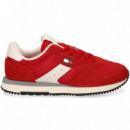 Talon Hielo Deportivo Ante+nylon Rojo  TOMMY HILFIGER