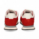 Talon Hielo Deportivo Ante+nylon Rojo  TOMMY HILFIGER