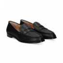 Mocasin Antifaz Piel Negro  LAUREN RALPH LAUREN