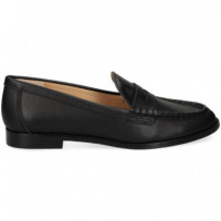 Mocasin Antifaz Piel Negro  LAUREN RALPH LAUREN