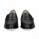 Mocasin Antifaz Piel Negro  LAUREN RALPH LAUREN