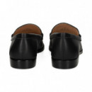 Mocasin Antifaz Piel Negro  LAUREN RALPH LAUREN