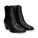 Botin Cowboy Piel Negro  LAUREN RALPH LAUREN