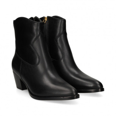 Botin Cowboy Piel Negro  LAUREN RALPH LAUREN
