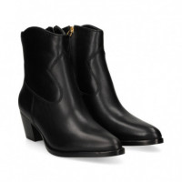 Botin Cowboy Piel Negro  LAUREN RALPH LAUREN