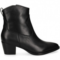 Botin Cowboy Piel Negro  LAUREN RALPH LAUREN
