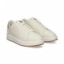 Dep.talon Reptil Cuero Piel Blanco  LAUREN RALPH LAUREN