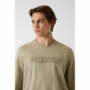 Sudadera con Logo Impreso de GUESS