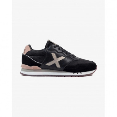 MUNICH Zapatillas Clasicas Mujer Negro Dorado
