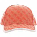 Baseball Cap Peach  GUESS