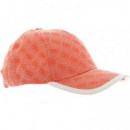 Baseball Cap Peach  GUESS