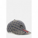 Boston Baseball Cap Sand Blue  GUESS
