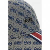 Boston Baseball Cap Sand Blue  GUESS