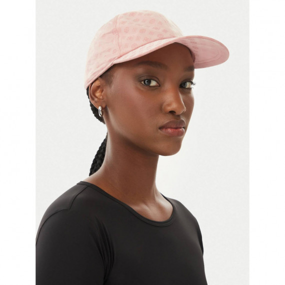 Anise Shiny Peony Bseball Hat Light Rose  GUESS