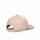 Anise Shiny Peony Bseball Hat Light Rose  GUESS