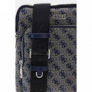 Boston Crossbody Flat Sand Blue  GUESS