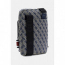Boston Crossbody Flat Sand Blue  GUESS