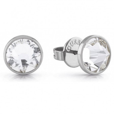 Pendientes Gm Frontiers Plateados  GUESS