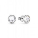 Pendientes Gm Frontiers Plateados  GUESS