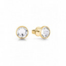 Pendientes Gm Frontiers Dorados  GUESS