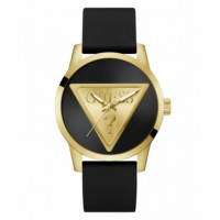 Reloj Badge C/silicona Negra  GUESS