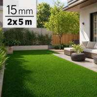 Cesped Artificial Serie Eco DONNA GARDEN (15MM 2X5MTS)