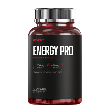 Energy Pro - Cafe&iacute;na + Taurina -  BEVERLY - 90 Vegan Caps