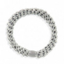 Coletero Silver Glitter