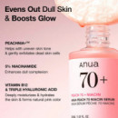 Peach 70% Niacinamide Serum Sérum Iluminador