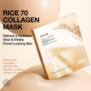 Rice 70 Glow Collagen Mask 4 uds. Mascarilla Facial Iluminadora - Glass Skin
