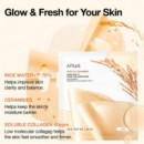 Rice 70 Glow Collagen Mask 4 uds. Mascarilla Facial Iluminadora - Glass Skin