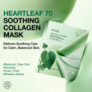 Heartleaf 70 Soothing Collagen Mask - Pack 4
Mascarilla Facial Calmante - Reafirmante