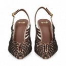 sin Talon Strass Bronce  EXE