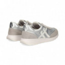 DEPORTIVO ANTE+NYLON PLATA