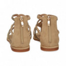 Esclava Talon Alto Piedras Beige  ALMA EN PENA