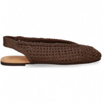 Abrierto Talon Croche Marron  INUOVO