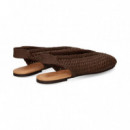 Abrierto Talon Croche Marron  INUOVO