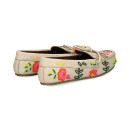 Mocasin Cuentas Flores Multi Hielo  DE SIENA