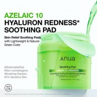 Azelaic 10 Hyaluron Redness Soothing Pad
Discos Faciales Calmantes - Rojeces