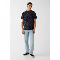 Camiseta con Logo Jacquard de GUESS