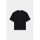 Camiseta Ovidio con estampado logo 4G Peony de Guess