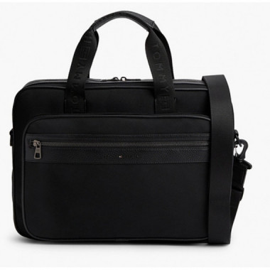 TOMMY HILFIGER - TH REPREVE COMPUTER BAG - BDS - F|AM0AM14445/BDS