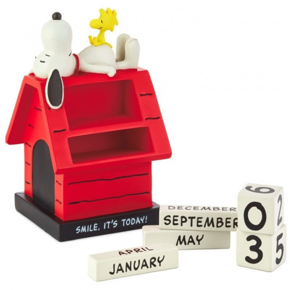 Calendario perpetuo 3D Snoopy & Emilio 13 cm