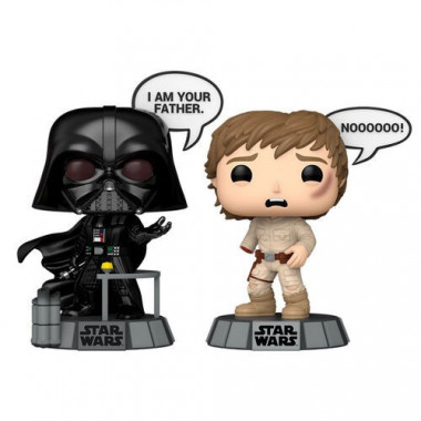 Funko POP 2 figuras Darth Vader & Luke Skywalker Star Wars